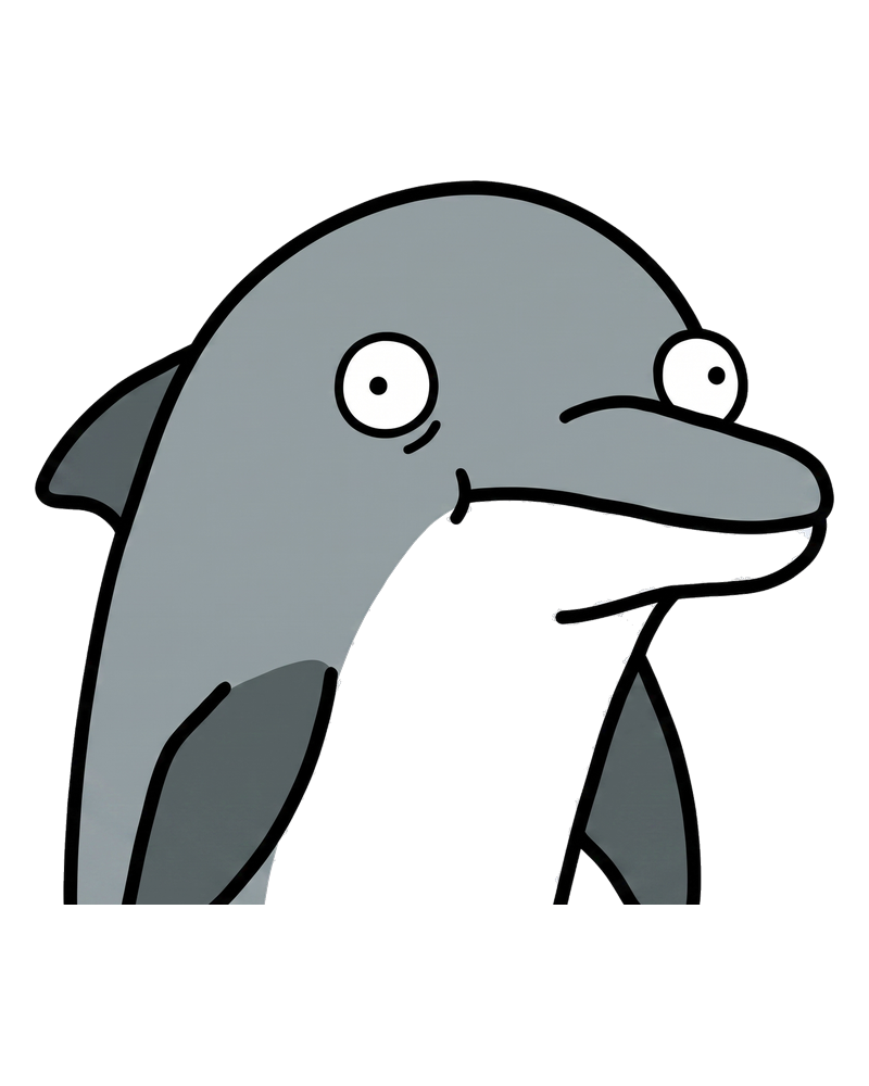 Dolphin Explain mascot